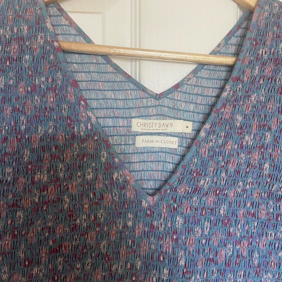 Christy Dawn The Brooklyn dress in lilac blooms size medium - Picture 2 of 3